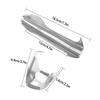 Car Door Handle Trim Cover Replacement Exterior Door Handle Trim for GLA GLK W246 W204 W212 X204 W166 W117
