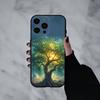 Чехол для мобильного телефона W-World L-Life Tree Для iPhone 17pro, 16,15,14,13,12,11 X XR Plus, Других Мягкий Черный Чехол