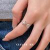Cui Yan Jewelry S925 Silver Korean Starfish Seashell Women's Ring - Popular European & American Open Design