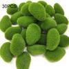 30pcs Green Artificial Moss Rocks Creative Crafts Fake Stone For Garden and Crafting Simulation Plant DIY Decoration