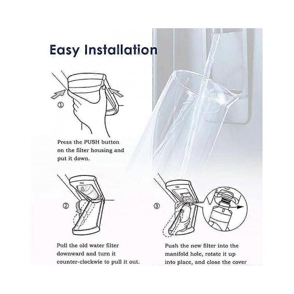 4pack LT1000P ADQ747935 Genuine Refrigerator Water Filter Replacement