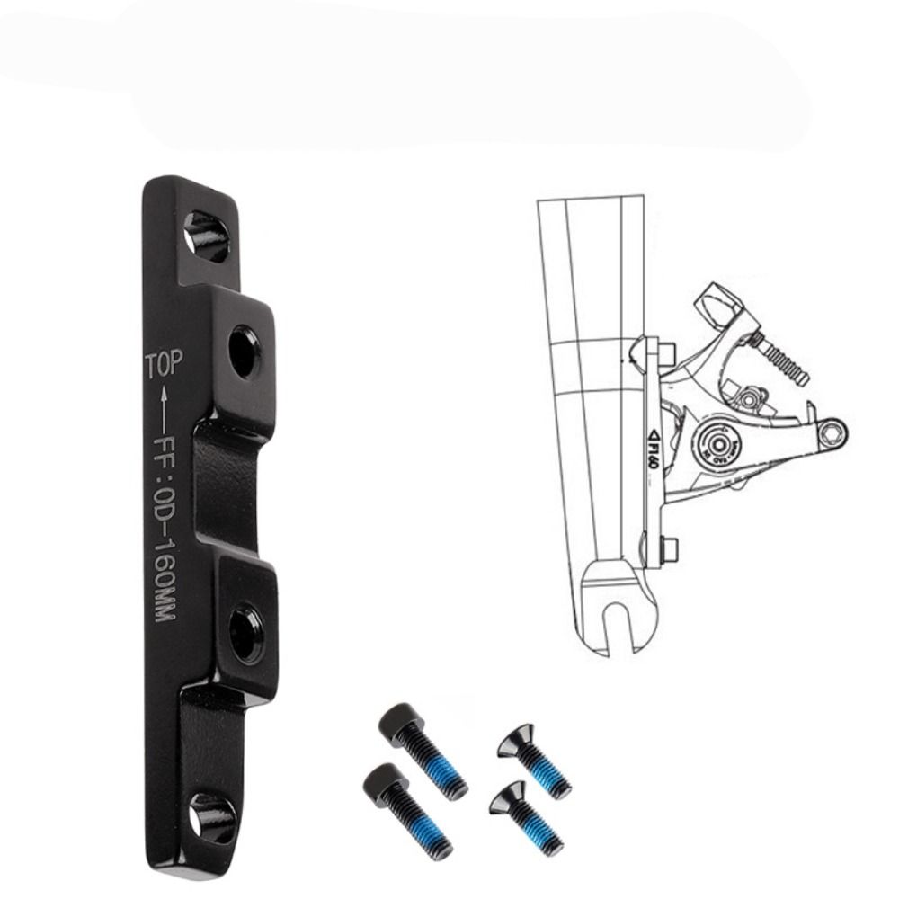 Велосипедный передний/задний переходник с винтами, велосипедные аксессуары, плоское крепление, адаптер дискового тормоза для шоссейного велосипеда