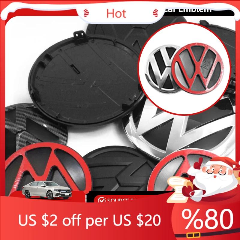 VW GTI GOLF For VOLKSWAGEN VW 2026 New Emblems Key Case 1Pcs 135mm 113mm 3GO 853 601B Car Logo Front Bonnet Hood 56D853630C Rear