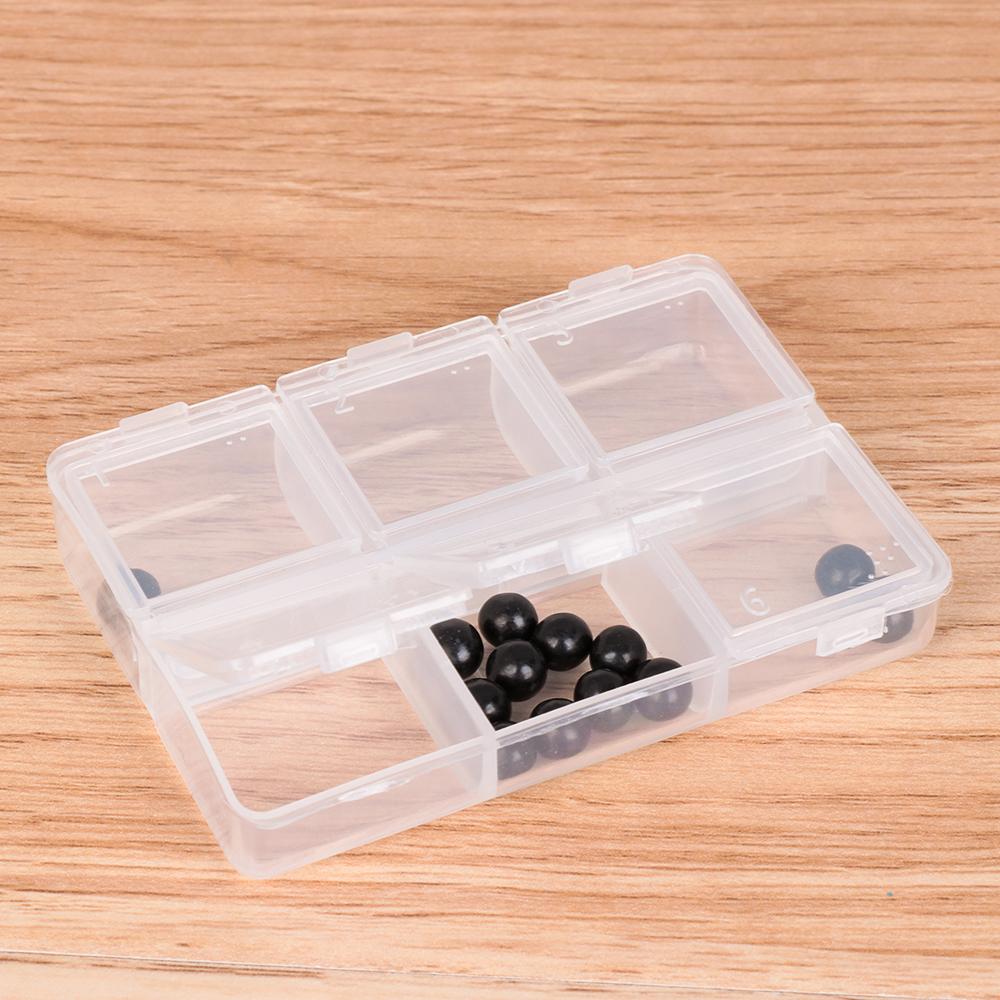 Home Plastic Case Medicine Holder 6-day Tablet Container Pill Boxes