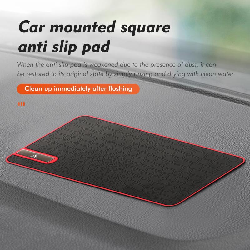 dnsh2 For Mitsubishi Car Logo Anti-Slip Mat Dashboard Silicone Sticky Storage Pad Outlander Pajero Sport Lancer EX ASX L200 Eclipse