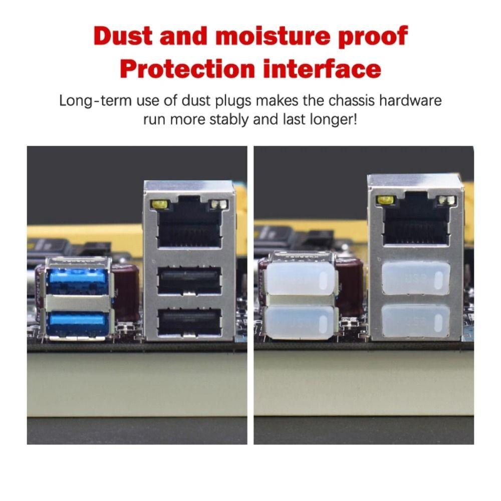 10 шт. Эффективная защита USB пылезащитный силиконовый USB-интерфейс протектор ноутбука