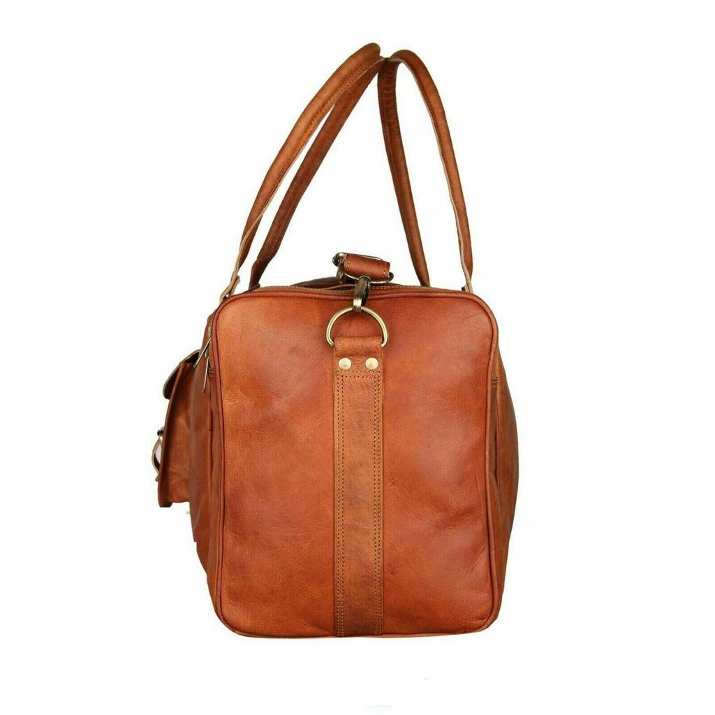 Новая мужская дорожная сумка из натуральной козьей кожи ручной работы, дорожная сумка для выходных, занятий спортом в тренажерном зале