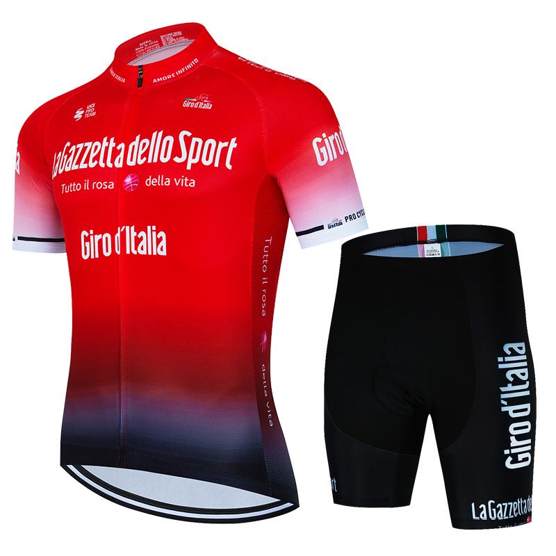2024 Tour De Giro D'ITALIA Cycling Jersey Sets Mens Cycling Clothing Summer Short Sleeve Quick-dry MTB Bike Suit Ropa Ciclismo