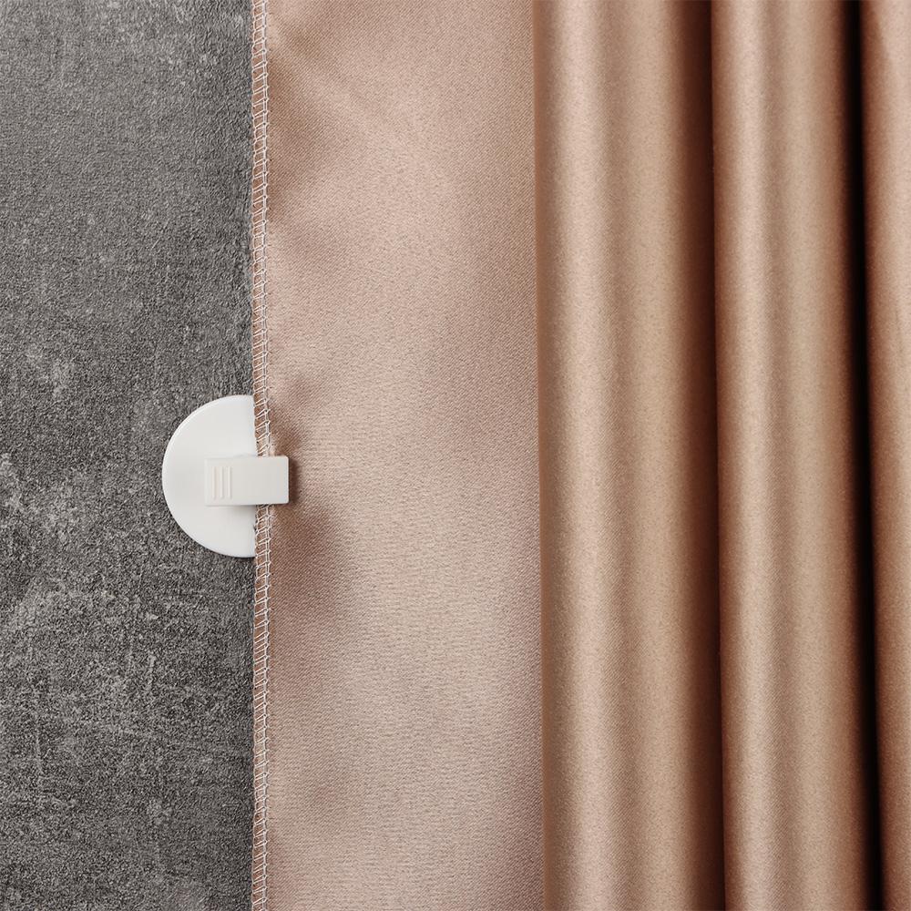 1pcs New Splash Guard Buckle Windproof Shower Curtain Clips Fixing Clip Self Adhesive