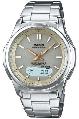 [Casio] Часы Wave Ceptor [Отечественный оригинальный продукт] Радиоприемник на солнечной батарее WVA-M630D-9AJF Мужские серебристые
