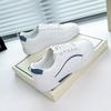 Daily White Shoes for Women  Autumn New Ins Korean Style Versatile Casual Shoes Breathable Thin Bottom Women's Shoes D208-1