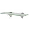 Wall Shelf - vidaXL - 30 X 20 Cm - Shatterproof Glass - Frosted - Contemporary Design