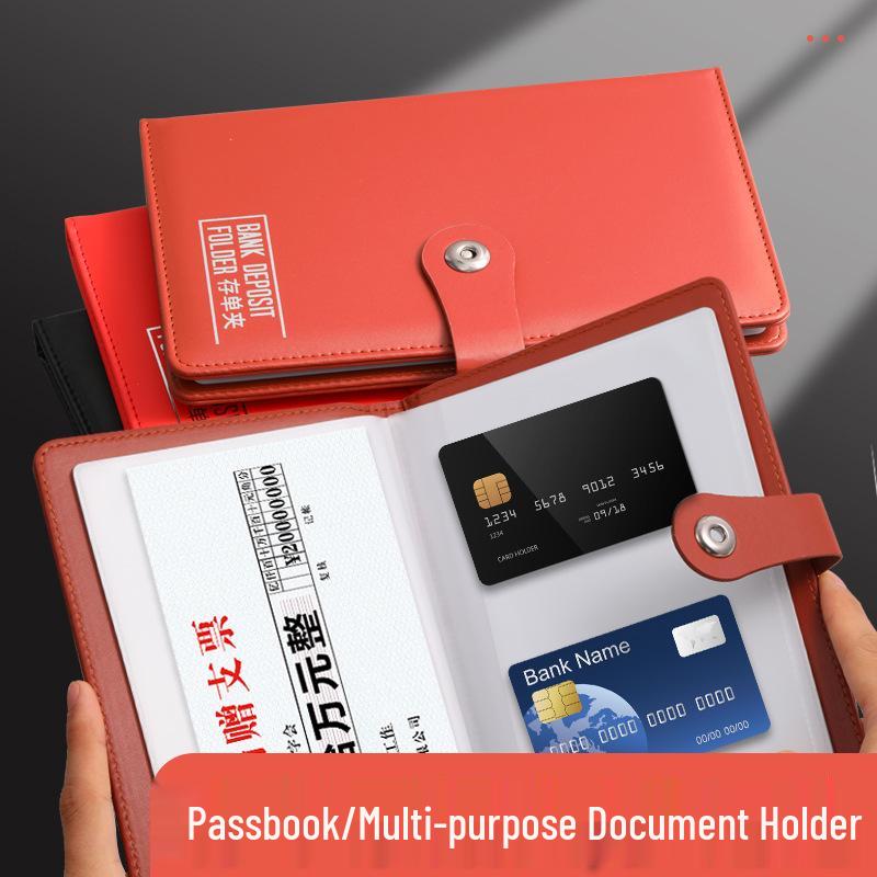 Многофункциональный большой сертификат депозита и зажим для денег для банковского использования