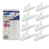 Towa Sangyo Neosoul Clothespins, Whole Hanger Pinch, White, Approx. 4.4 X 1.4 X 6 Cm, Pack of 10