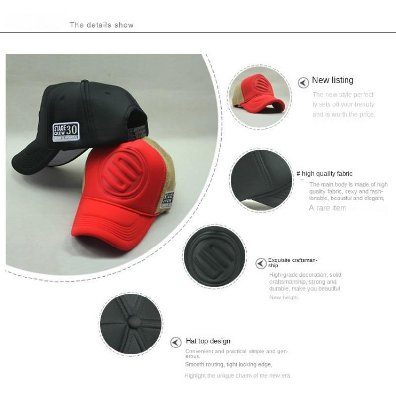 ZEXIN Осень и зима, бейсболка большого размера с высоким верхом, утолщенная и расширенная кепка-дальнобойщик, теплая повседневная кепка с большим обхватом головы, утиный язычок