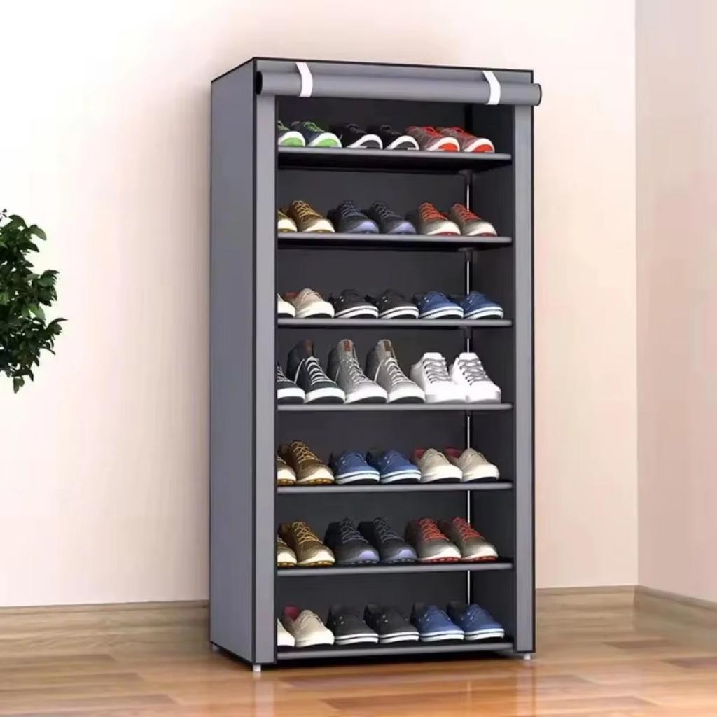 Dustproof Shoe Shelf Bedroom Multilayer Nonwoven Shoes Storage Cabinet Home Hallway Space-saving Cabinets Shoe Storage Rack