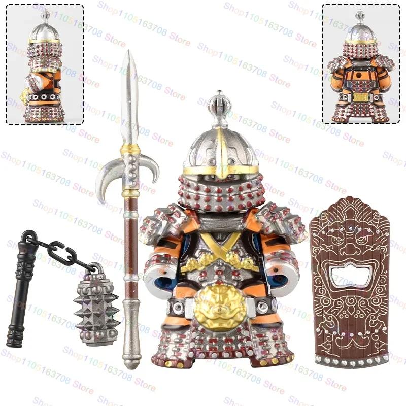 Medieval Round Table Knights Iron Man Knights War Horses Gold Armor Accessories Building Blocks Action Dolls Toys R123 R531