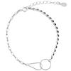 Trend Ring Interlocking Girlfriend Bracelet Women'S Fashion Versatile Simple Personality Geometric Chain Bracelet Women