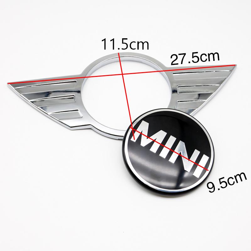 27.5cm 3D ABS Car Styling Rear Trunk Badge Emblem Sticker For Mini Cooper S Countryman R60 R61 Decoration Modification Accessory