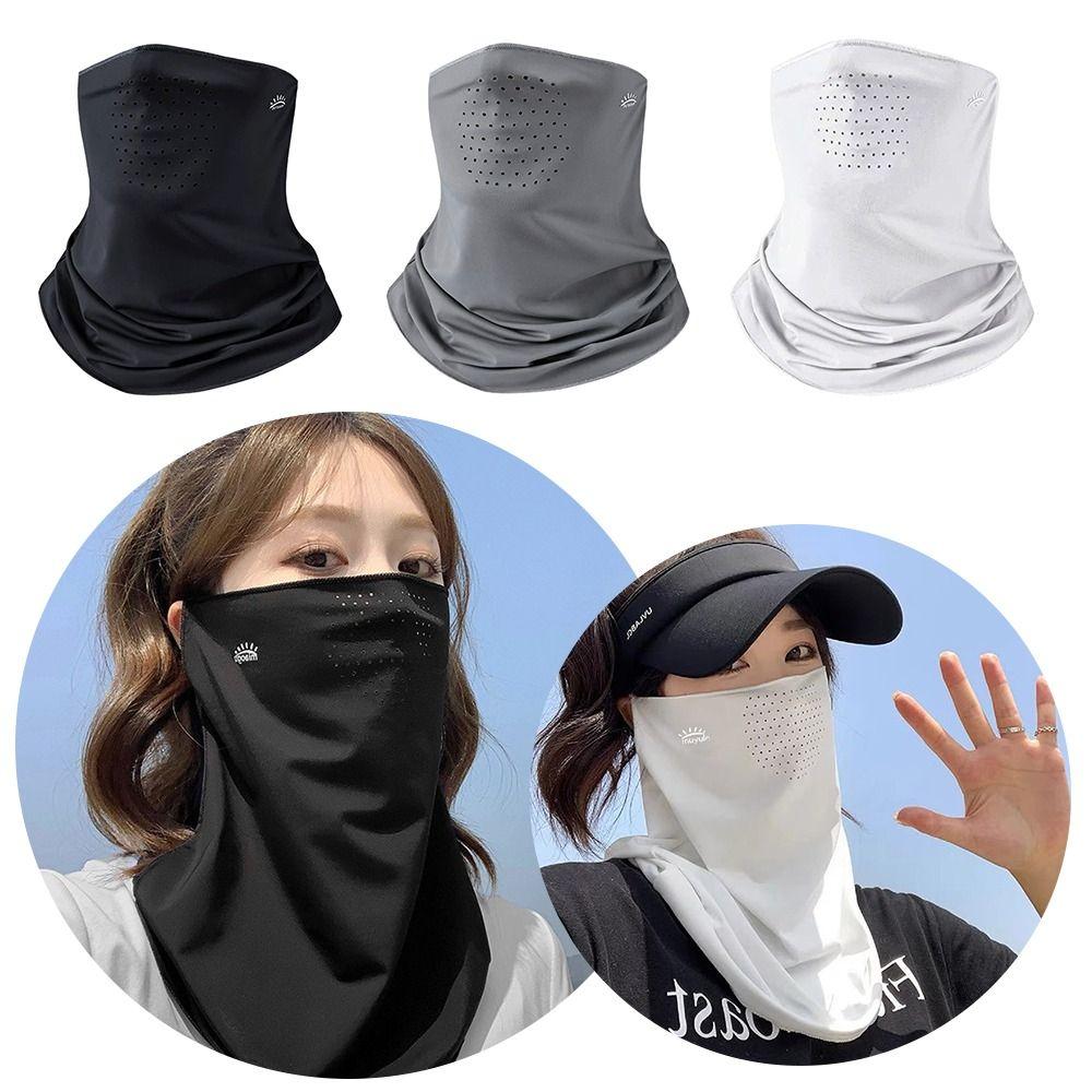 Breathable Full Head Mask Sun/UV Protection Long Neck Covers New Neck Wrap Cover Scarf Men Women