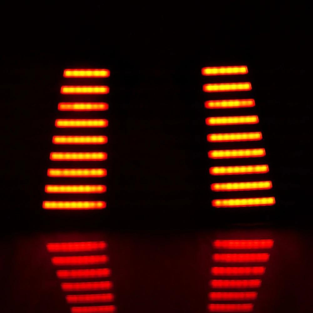 1 пара автомобильных 3-рядных фонарей для стойки D, задние фонари, светодиодные указатели поворота, боковые панели, аксессуары для модификации для Jetour Traveler T2