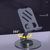 Металлический держатель для мобильного телефона и планшета с вращением на 360°, противоскользящий, складной, регулируемый, портативный, ленивый, настольный, крепление для мобильного телефона