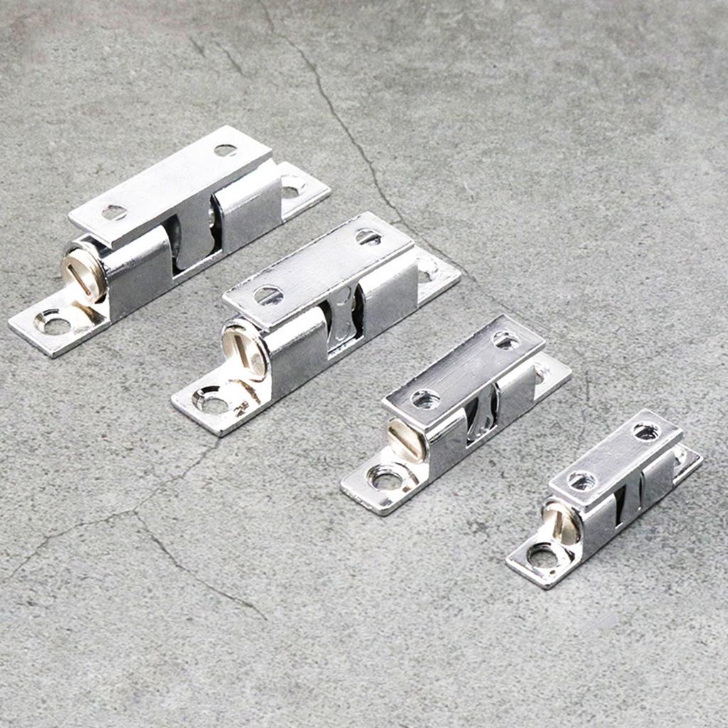 12 шт. Двойной шариковый роликовый замок для защелки двери шкафа, цинковый сплав, шариковый замок для шкафа, простая установка