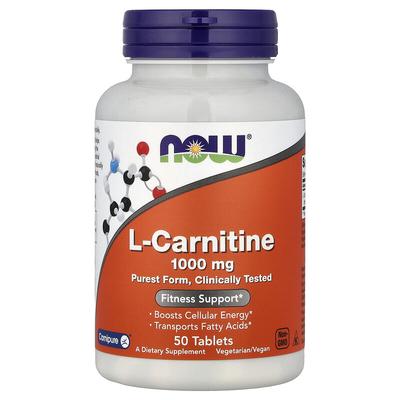 L-Carnitine, 1,000 Mg, 50 Tablets