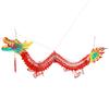 Китайский фонарь-дракон 1 метр Пластиковый подвесной фонарь для Фестиваля Lunar New Year 2026 Декор двери, дерева, потолка, окна