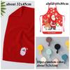New Year Towel Classic Solid Xmas Tree/Snowman/Santa Claus Embroidery Bath Towel 45x32cm Christmas Hand Towels