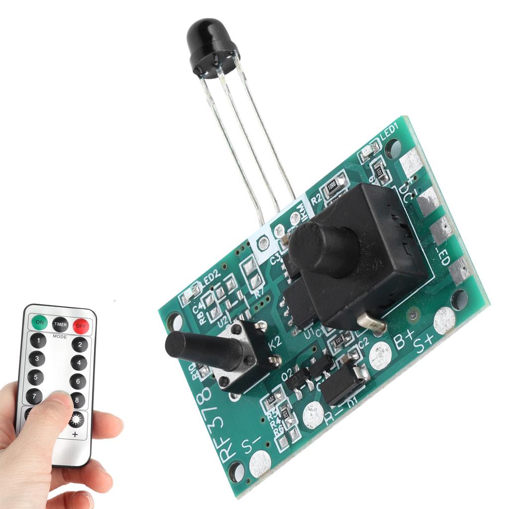 3.7 В солнечная лампа контроллер модуля цепи печатная плата с пультом дистанционного управления для солнечных гирлянд