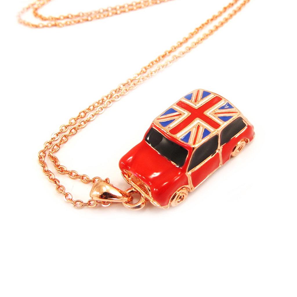 Les Trésors De Lily [L5131] — Дизайнерское колье «So British» красно-синее.