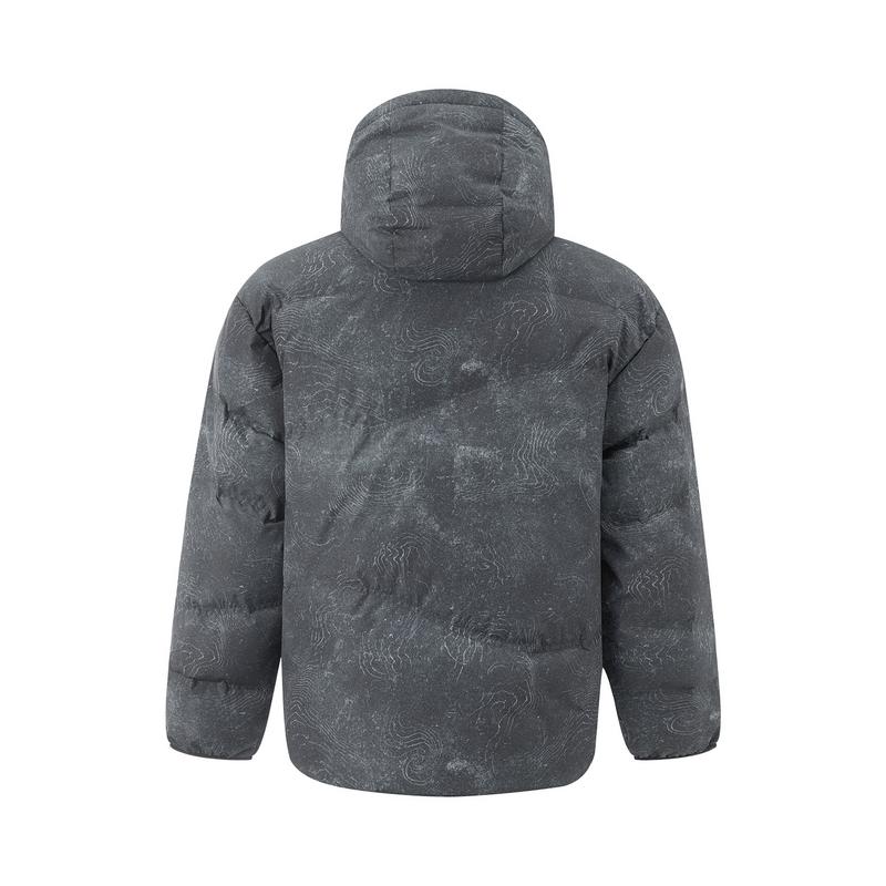 Li Ning CF Water Resistant Short Down Jacket Unisex Jacket AYMU215-4