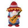 Dwarf Doll Cute Soft Lucky Prevent Fading Festival Gnomes with Musical Instruments for Halloween