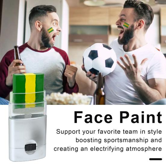 3 цвета Патриотическая краска для лица Спортсмены Любители спорта Взрослые Дети Крем для рисования лица Спортивные мероприятия Хэллоуин Косплей Вечеринка Лицо Боди-Арт Косметика