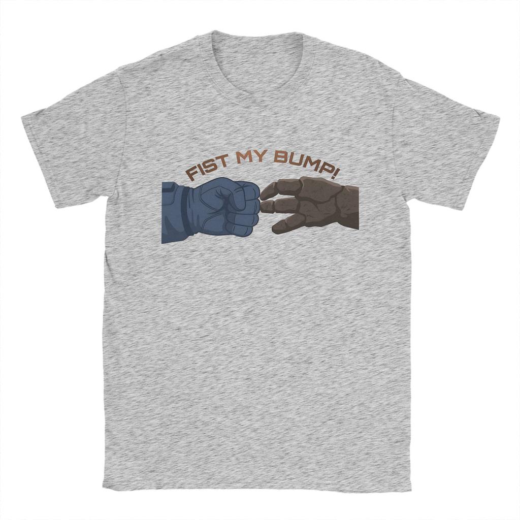 Funny Project Hail Mary Rocky  Ryland Fist Bump TShirts Unisex Crew Neck 100 Cotton T Shirts  Short Sleeve Tee Shirt Gift