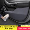 Для Hyundai Lafesta 2018-2026 Автомобильные накладки на двери от пинков Кожаная защита салона Антигрязевая наклейка Коврик Аксессуары для автодекора