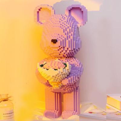 1 УПАКОВКА большой строительный блок-медведь совместимый с Lego строительный блок гранулированная игрушка сборка мальчик подарок на день рождения