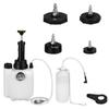 3L Car Manual Brake Fluid Bleeder Kit Vacuum Brake Pressure Fluid Pump Professional Brake Flush Machine Pneumatic Brake Bleeder