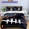 Dead by Daylight 3pcs Bedding Set Duvet Cover Closure Includes 1 Duvet Cover & 2 Pillowcases for All Seasons Bedroom Home Dorm Decor