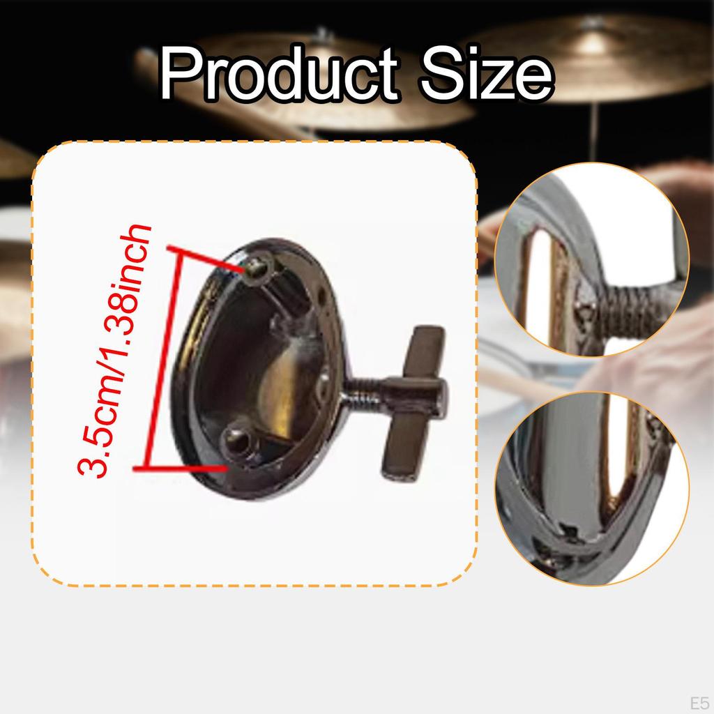 Кронштейн для ножки напольного тома для бас-гитары, универсальная металлическая основа, замена для джаза, практичная