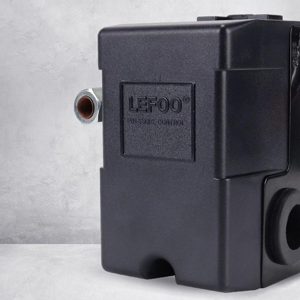 Реле контроля давления воздушного компрессора, мощный четырехпортовый регулятор давления воздушного компрессора 90-125PSI/140-175PSI