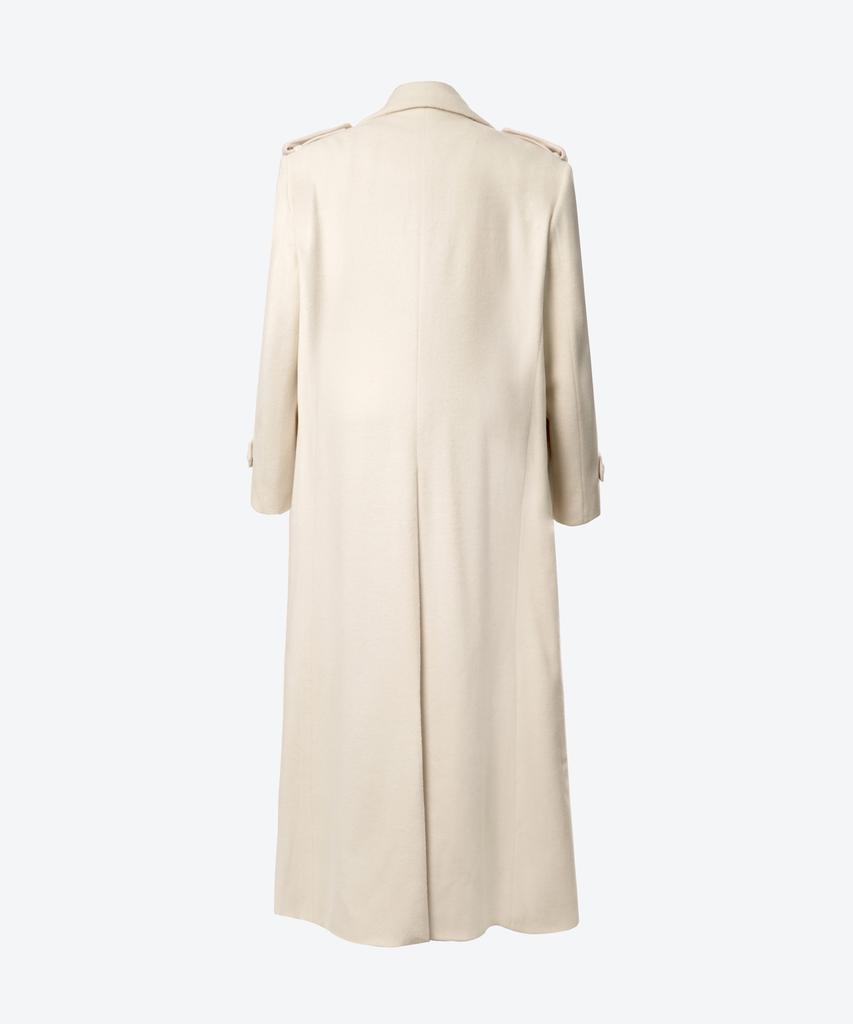 Untage Wool Oversized Long Coat [White(Unisex)]_Uth-Fc11
