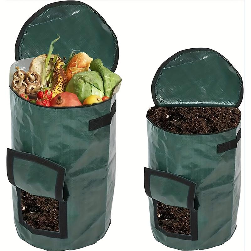 Fermentation Waste Pe Collectors Organic Compost Bags Disposal Composters Garden Waste Bins