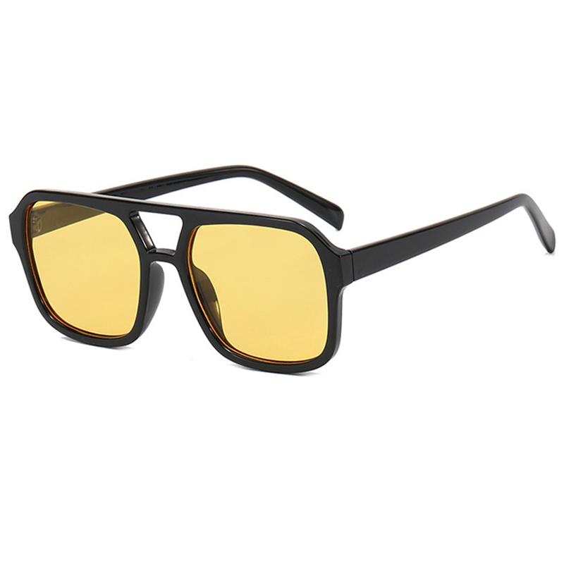 Hip-hop Sunglasses New Double-beam Frame Sunglasses Trend Women's Glasses Men's Sunglasses
