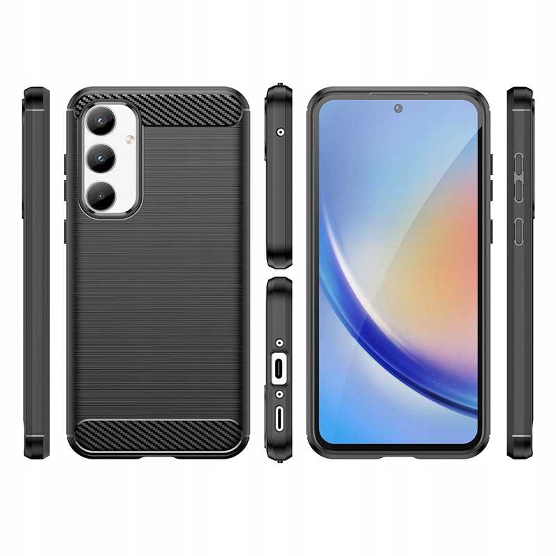 Spacecase Carbon Galaxy A35 5G Black