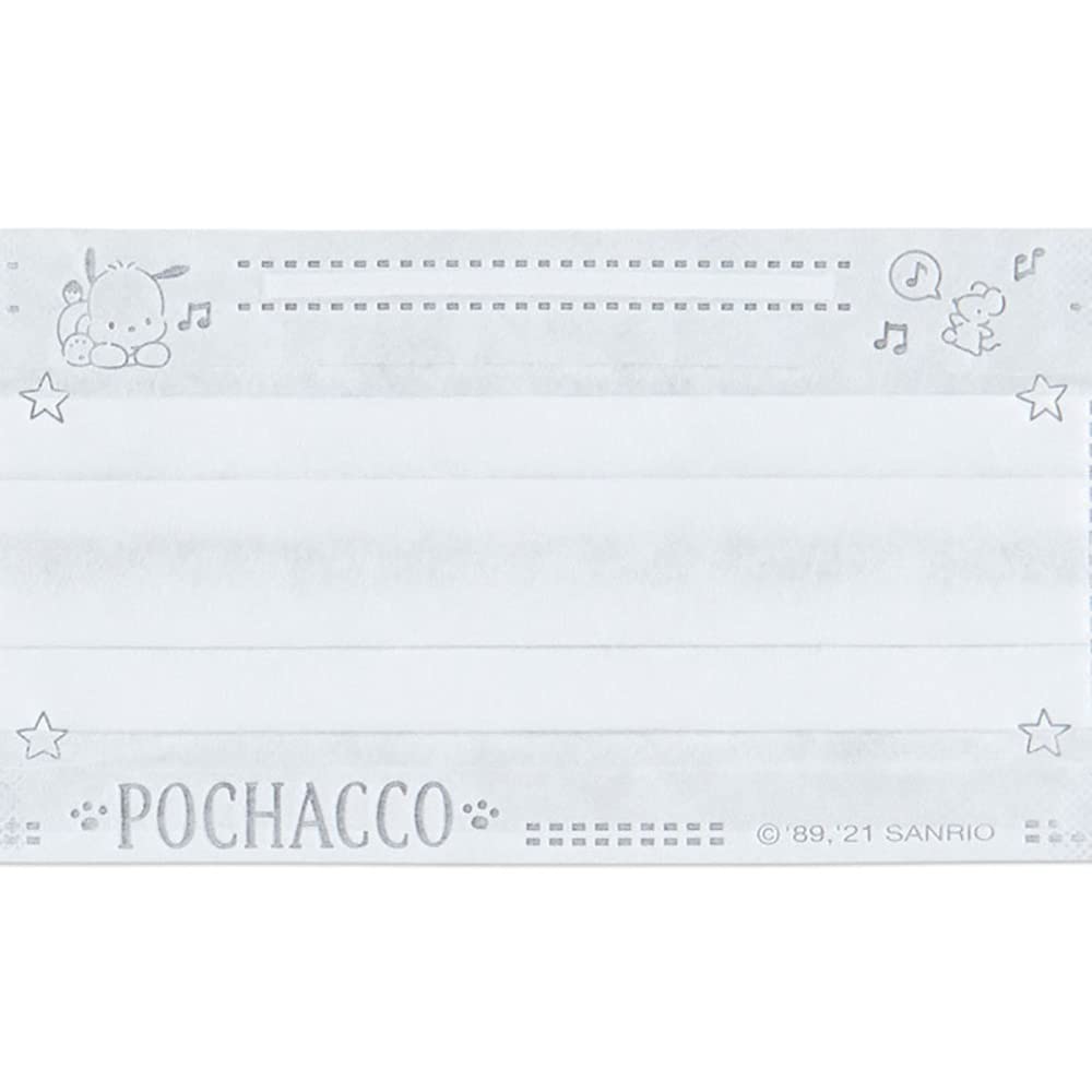 Ткань для масок для взрослых 30 штук в коробке Pochakko Pochakko плиссированный тип индивидуально упакованный персонаж 815225 [Sanrio] нетканый