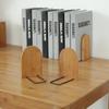 1PC Desktop Organizer Bookends Book Ends Stand Holder Shelf Bookrack School Office Supplies