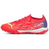 Ultra 1.3 Round Toe Lace-Up TF (Rubber Studs) Football Shoes Men Football Shoes Red 10651601