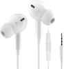 Antool with Earphones with Iahon Call Home CTIA Standard Earphones, Wired, Microphone, Anti-Tangle Earphones, Microphone, Earphones, In-Ear Type,